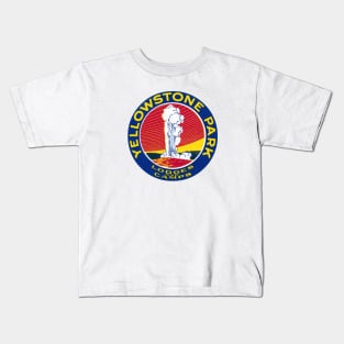 1935 Yellowstone National park Kids T-Shirt